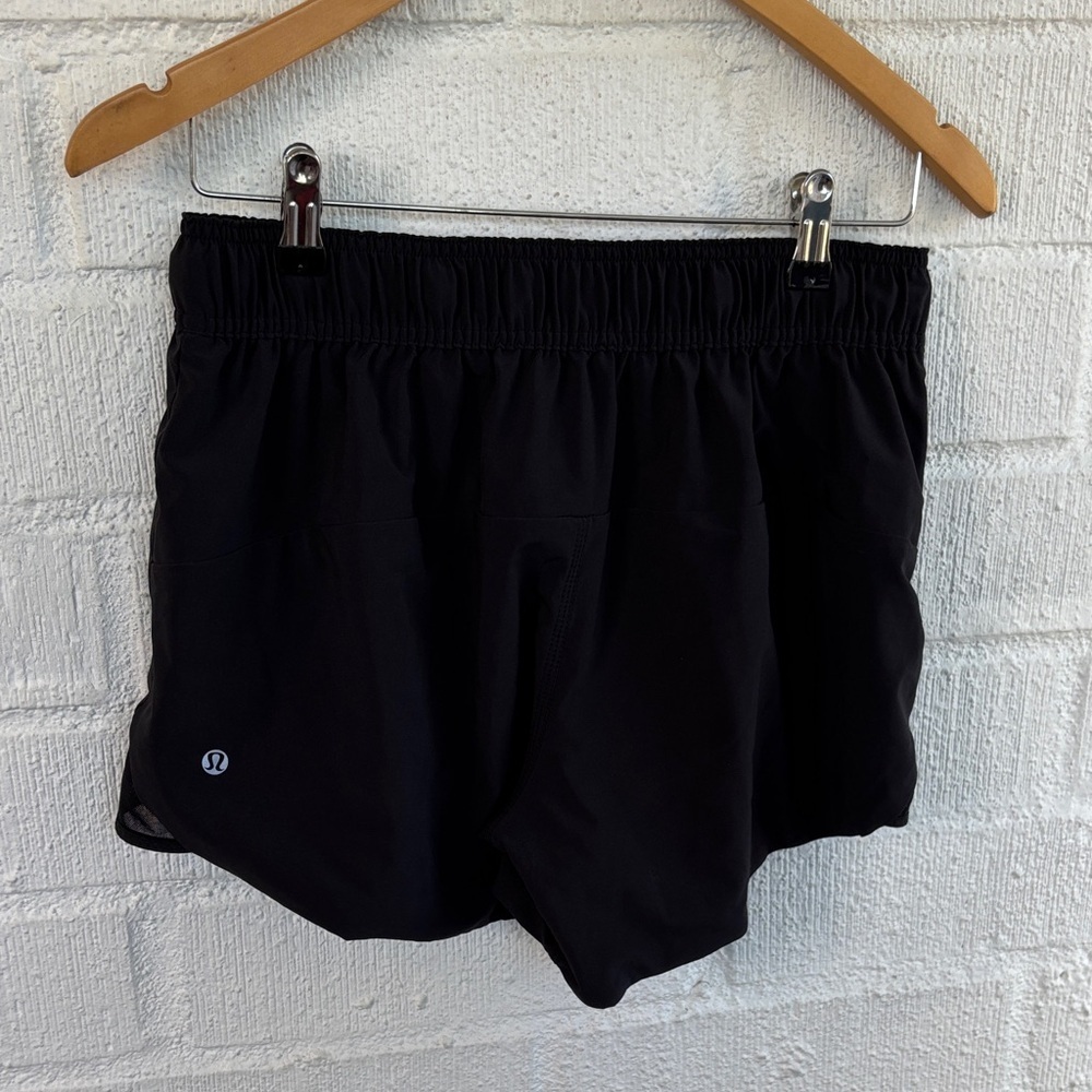 lululemon athletica Go The Distance Reversible Women's Athletic Black Shorts